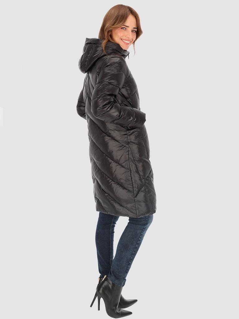 WOMEN' QUILTED DOWN JACKET WITH ZIPPER