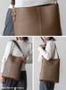 VITAFELICE Women's One-Handle 2-Way Vertical Tote Bag Inb-10129p (Mocha)