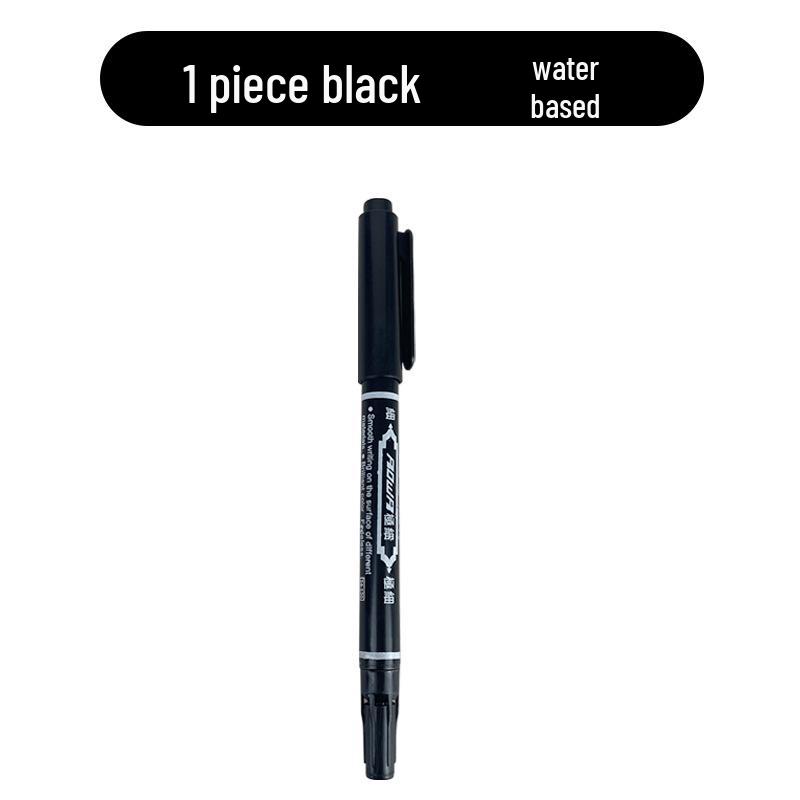 

Dual-Tip Black Marker - Art & School Use for Kids