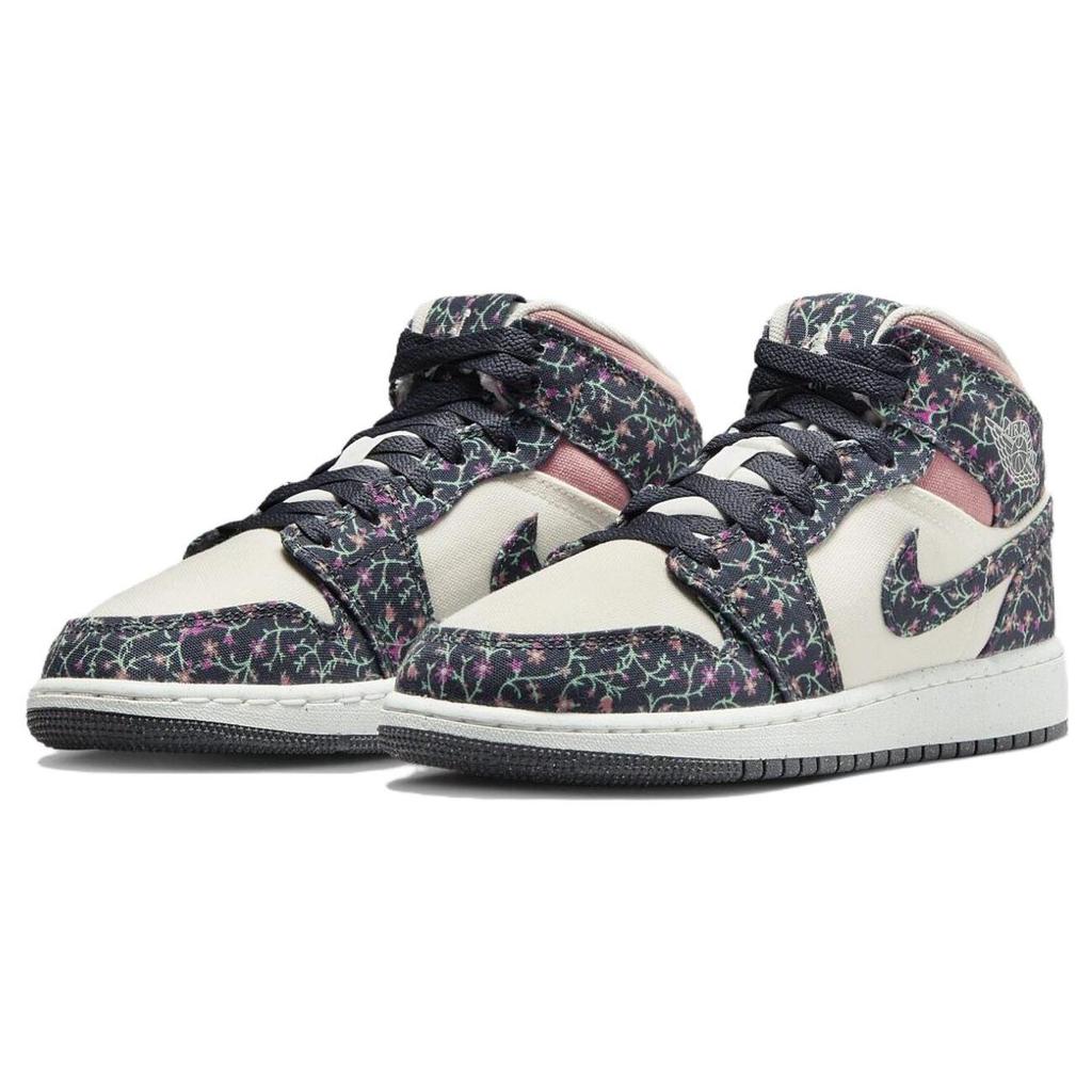 Jordan 1 Mid SE Floral GS FJ3451-001
