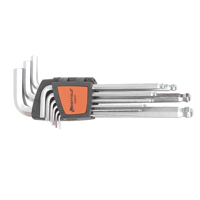 Gangdun 9-Piece Metric Extended Ball-Head Hex Key Set