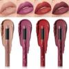 Matte Lipstick Non-Stick Cup Long-Lasting Velvet Finish Lipstick Pen Smooth Matte Lip Color Waterproof Non-Fading 12 Colors Nude