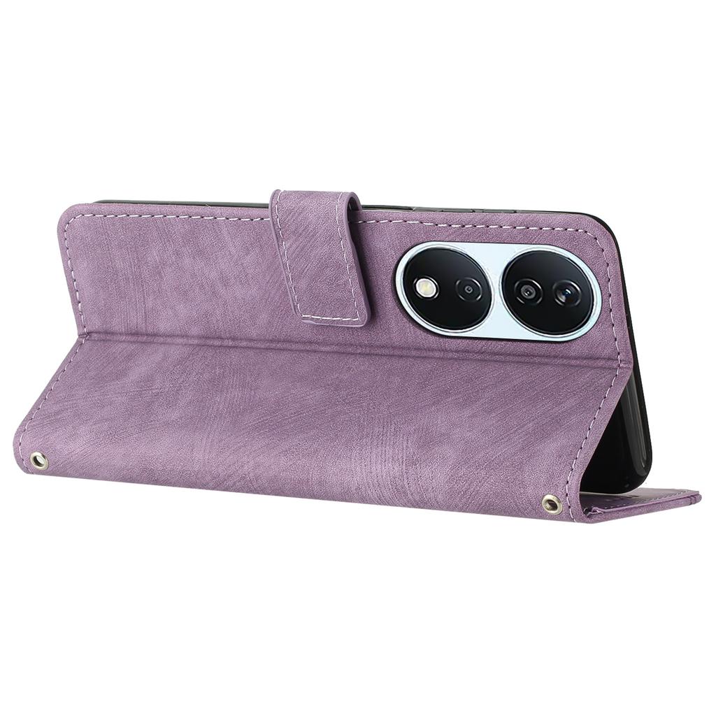 Etui do Honor X7b 4G/90 Smart/Play 50 Plus 5G/Play 8T 5G z Wytłoczonymi Liniami, Slotami na Karty, Pokrowiec na Telefon