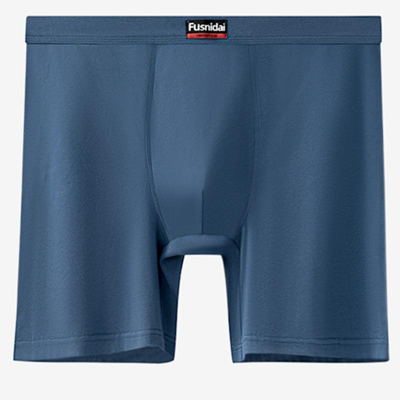 4 Pcs Men's Underwear Long Leg Plus Size Boxer Shorts Oversize Underpants Cotton Undies Loose Panties Fit 60-210KG