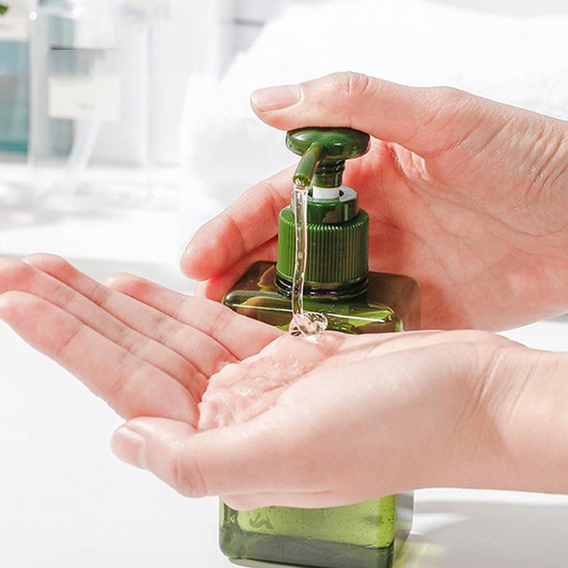 Neuer 280ml tragbarer Seifenspender Duschgel Flüssigshampoo Handseife Pumpflasche Große Kapazität Unterflasche Wiederverwendbar Zuhause