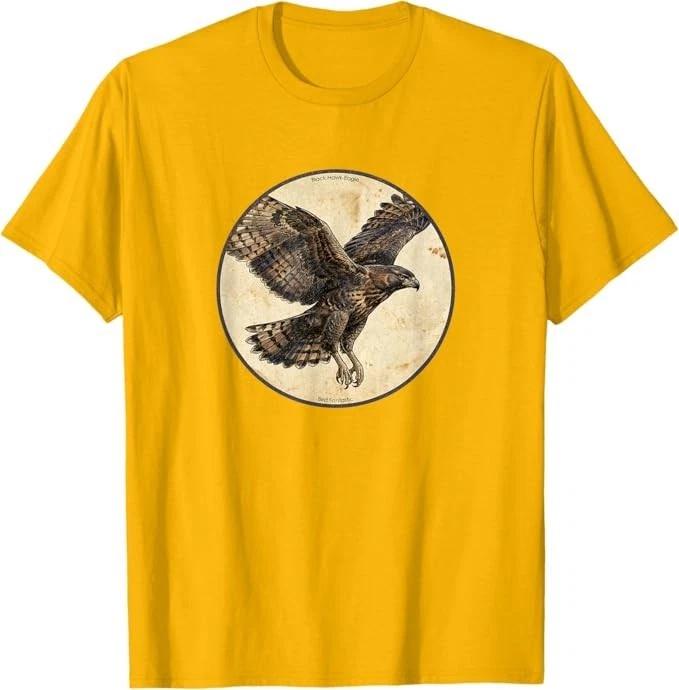 

Retro Black Hawk-Eagle Bird T-Shirt *10 Colors* NEW Tee by Bird Fantastic M