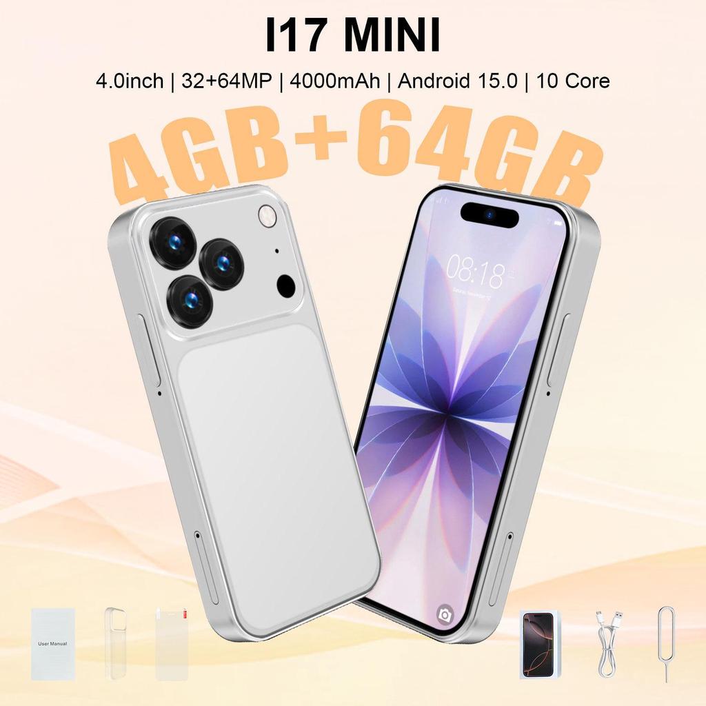 2024 i17 Mini Android Smartphone 4+64GB