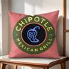 Food CChipotleS Cushion Cover Natural Linen Organic Fabric DoubleSided Printing Couch Pillow Covers Home Decor