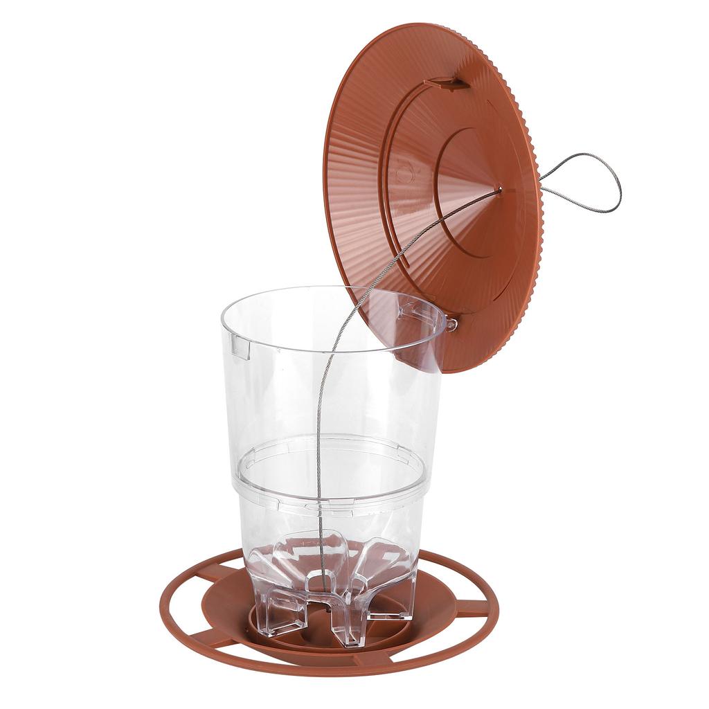 Wild Bird Feeder Hanging Bird House Foldable Bird Feeders with Hanging Rope for Backyard Garden Patio