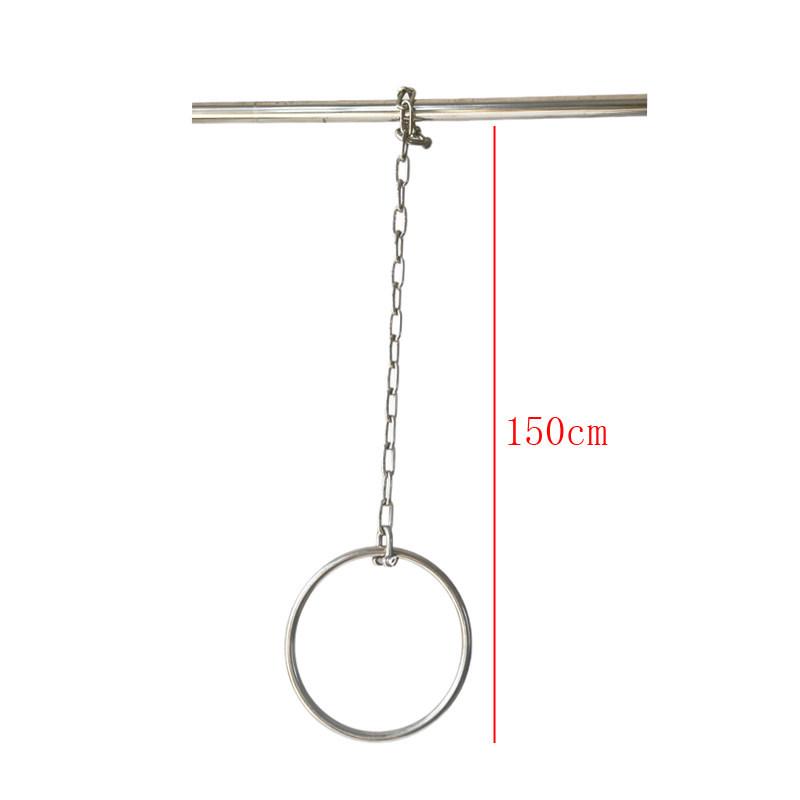 304 Stainless Steel Solid Welded Ring Swing Chain for Indoor/Outdoor Playgrounds - Suitable for Adults and Children