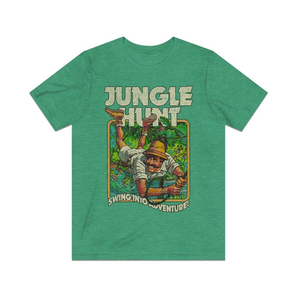 Jungle Hunt Swing Into Adventure 1982 Vintage Men s T shirt L