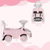 Foot To Floor Ride On Car Sliding Car W/ Air Horn, Anti-Over-Backwards, 18 To 36 Months - Pink