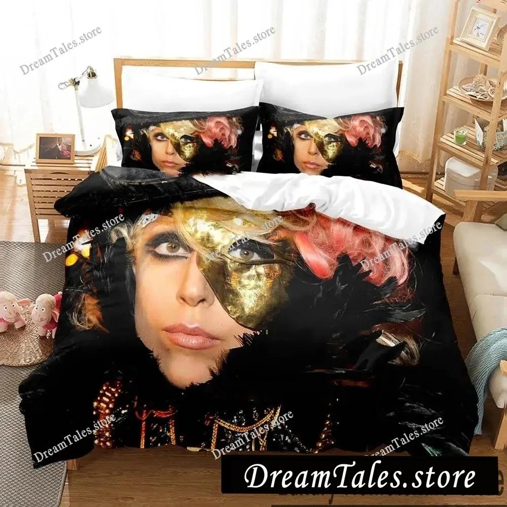 Singer Lady Gaga Sheets Quilt Covers Bedding Dormitory Sheets Bedding Set Soft Warm Bedding Set Luxury Gift Home Textileextile