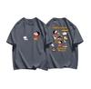 2026 Summer Comic Form Crayon Shinchan Image 100 Cotton Printed Oversize Casual Tshirt Adult Children Parentchild Top Y2k