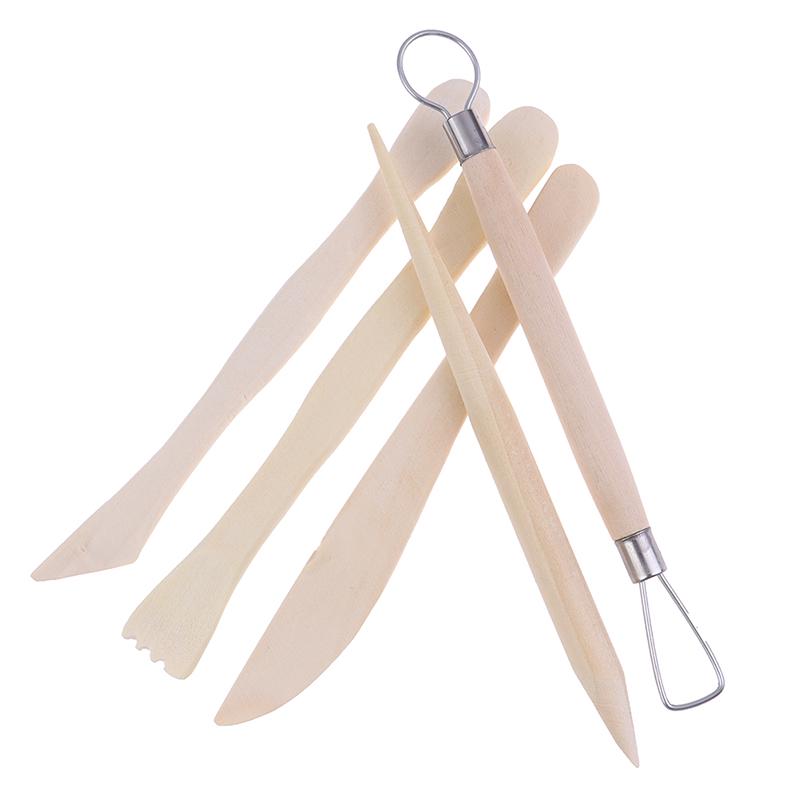 

5Pcs 6Inch Sculpting Clay Sculpture Tools Set Wax Carving Shapers Clay Craft