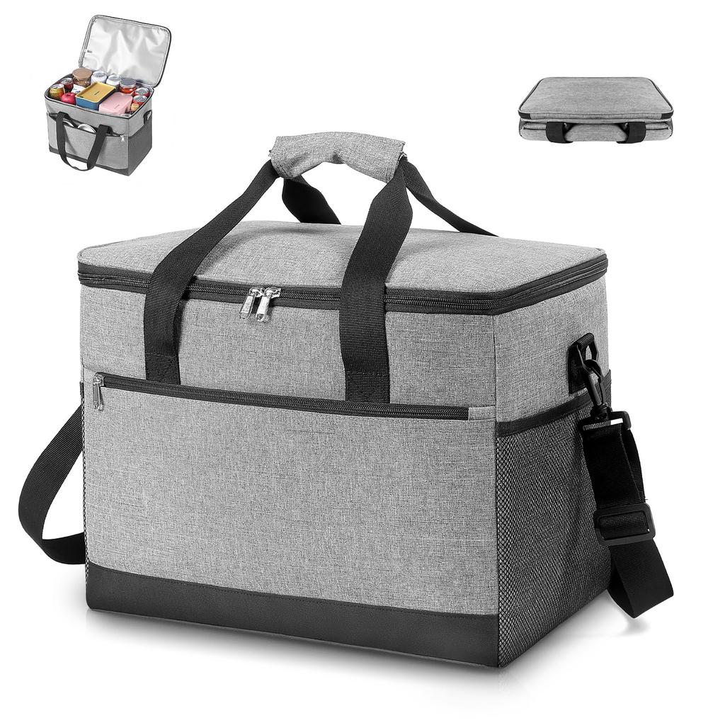 Large Capacity Cooler Bag Food and Insulated Cooler Bag with Perfect for Outdoor Sports and Cherry Blossom Viewing Box/Colder [Keeps Cold, Warm,