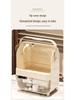 Large Capacity Dustproof Cosmetic Storage Box with Desktop Drawer for Skincare and Makeup