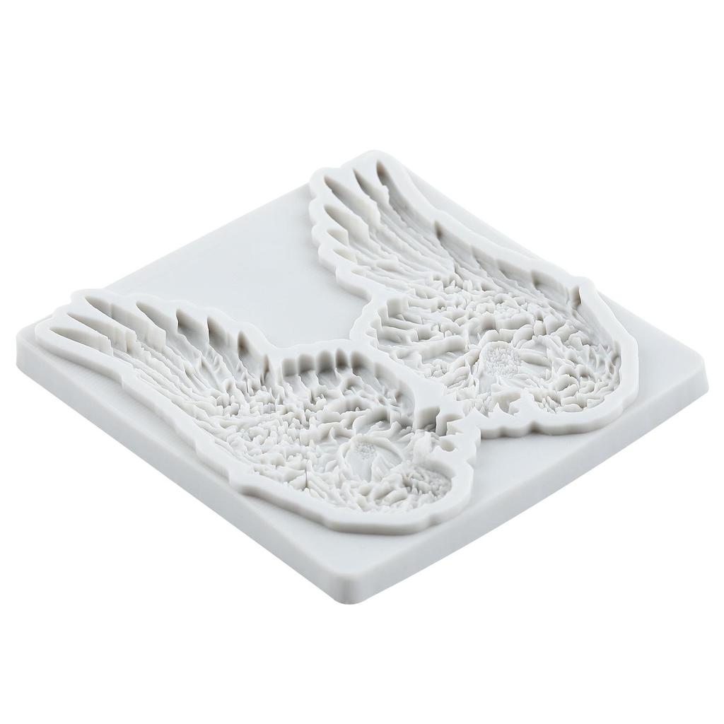 Angel Wings Silicone Mold Wings Fondant Molds Cake Decorating Tools Cupcake Topper Candy Sugar Craft Gum Paste Polymer Clay