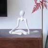 Thinker Statue Unique Art Crafts Collectible Desktop Ornament Decorative Figurine for Desk Shelf Bookshelf Dining Table Bedroom