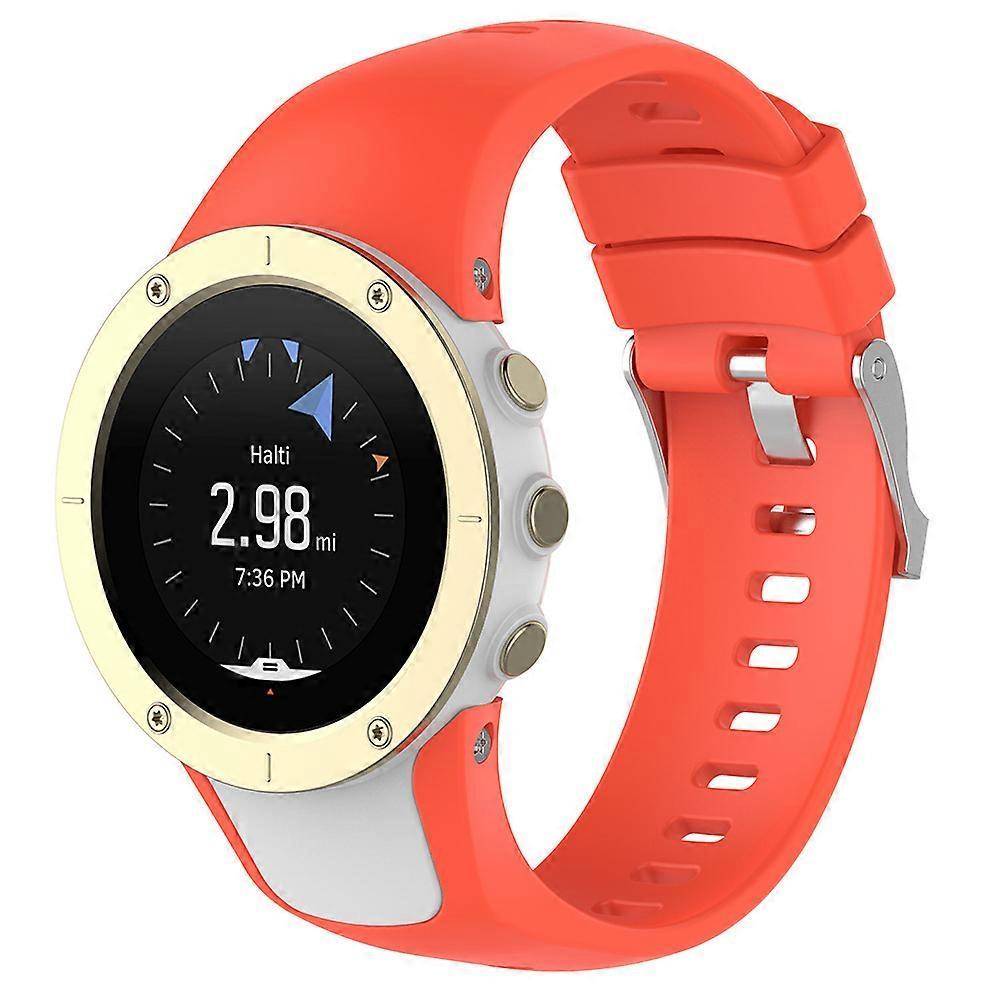 Silicone Strap compatible with Suunto Spartan Trainer Wrist HR Smart Watch Band