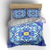 Colorful Mandala Decoration Set Soft Comfortable Duvet Cover Bedding Set Included 1*Duvet Cover & 2*Pillowcases Gift