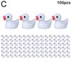 100/200Pc Mini Resin Ducks Tiny Duck Miniature Figures Bulk Little Duck For Party, DIY Micro Landscape Decorations