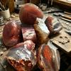 Natural Red Agate Stone for Jewelry Making Healing Crystal Reiki Stone Home Decoration Meditation Stone Gemstone Specimen Collection Stone Gift