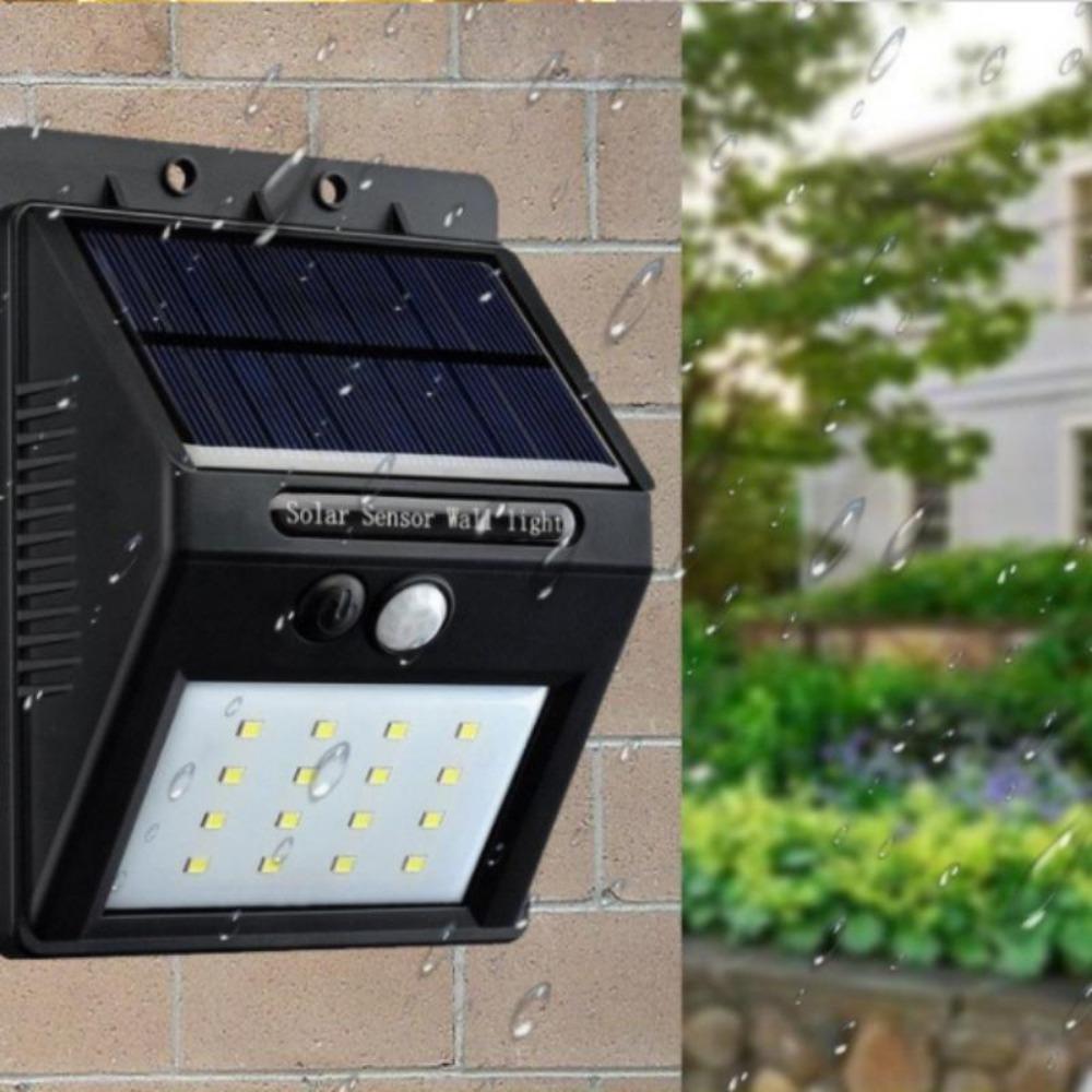 Waterproof Solar Powered Lights with Motion Sensor