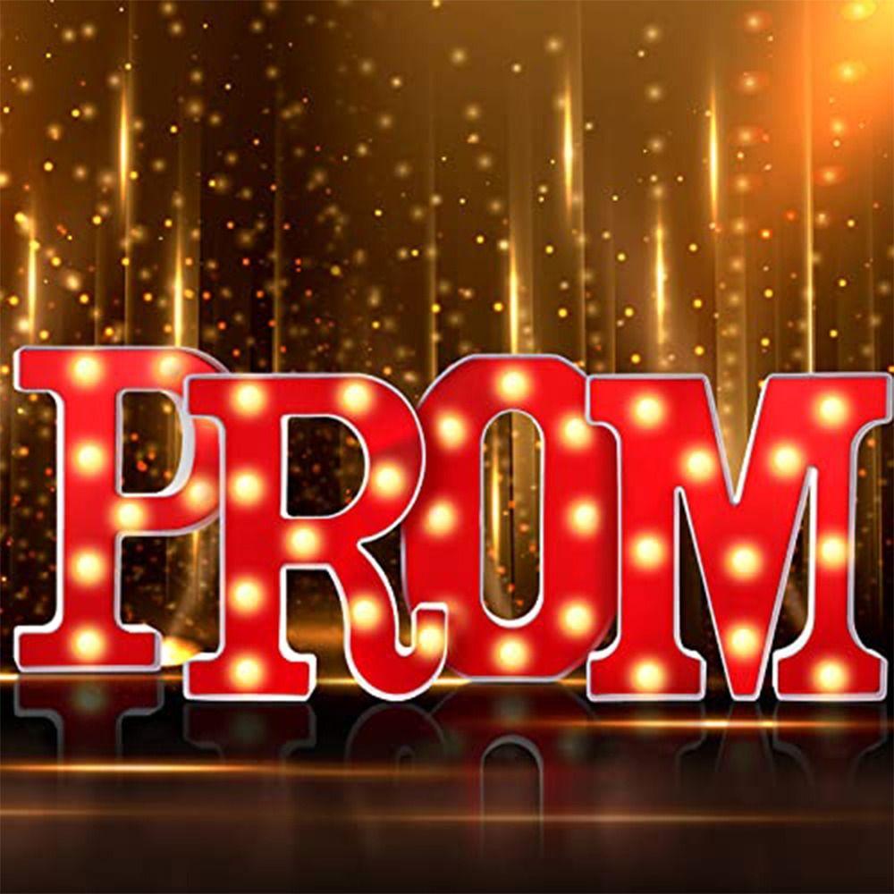 16cm Size Luminous Letters Red White Color LED Letter Night Light Outdoor Decoration