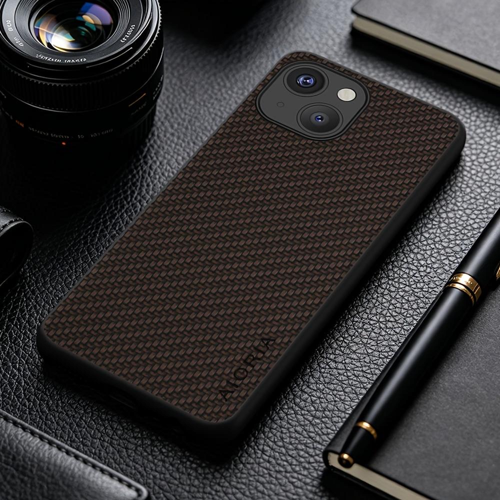 Phone Case: New Fashion Phone Case for iPhone 15 14 13 Pro Max Plus Business Casual Faux Synthetic Leather Phone Cover
