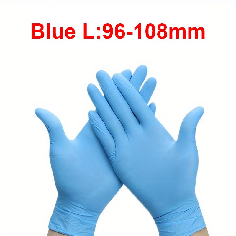 100/50pcs Latex Free Black Elastic Gloves (Box) Disposable Nitrile Gloves for Housework Cleaning Car Industry Gardening Cooking
