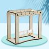 Newtons Cradle Balance Balls DIY Assembly Wooden Base Ball for Home Ornament Adults and Kids