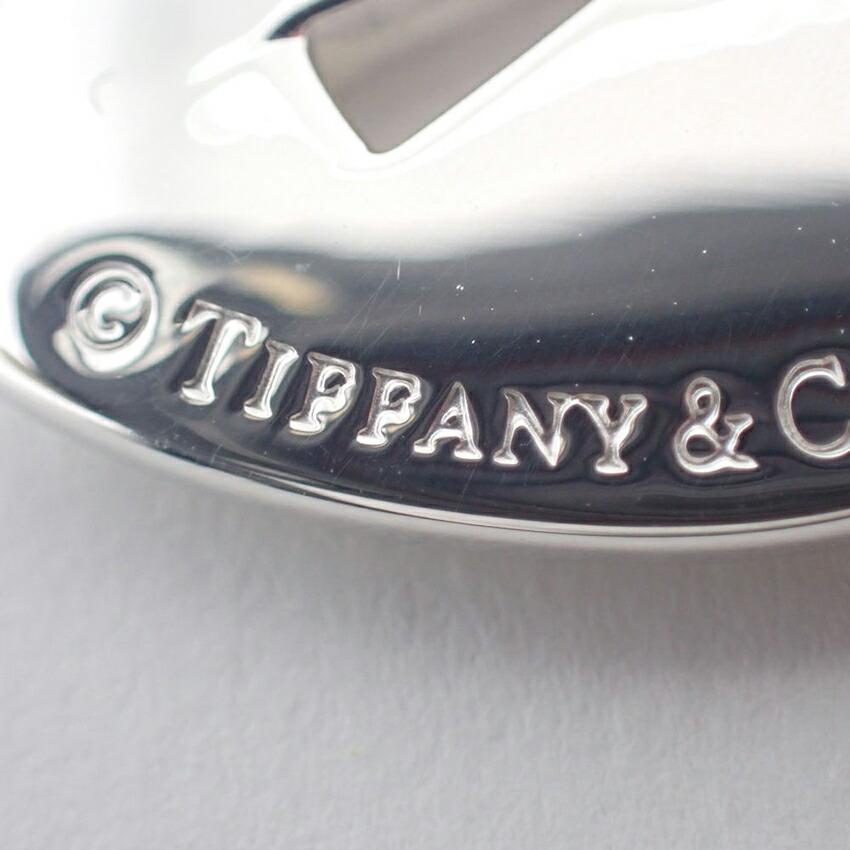 [Pre-owned] TIFFANY 925 Keyhole Heart Pendant Necklace J112-5