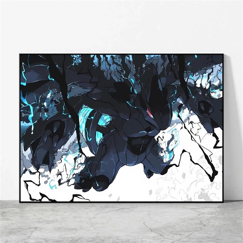 New Van Gogh Museum Canvas Printings Pokemon Pikachu Birthday Gifts Charizard Painting Art Prints Picture Modern Home Decorative 21X30CMNo Framed