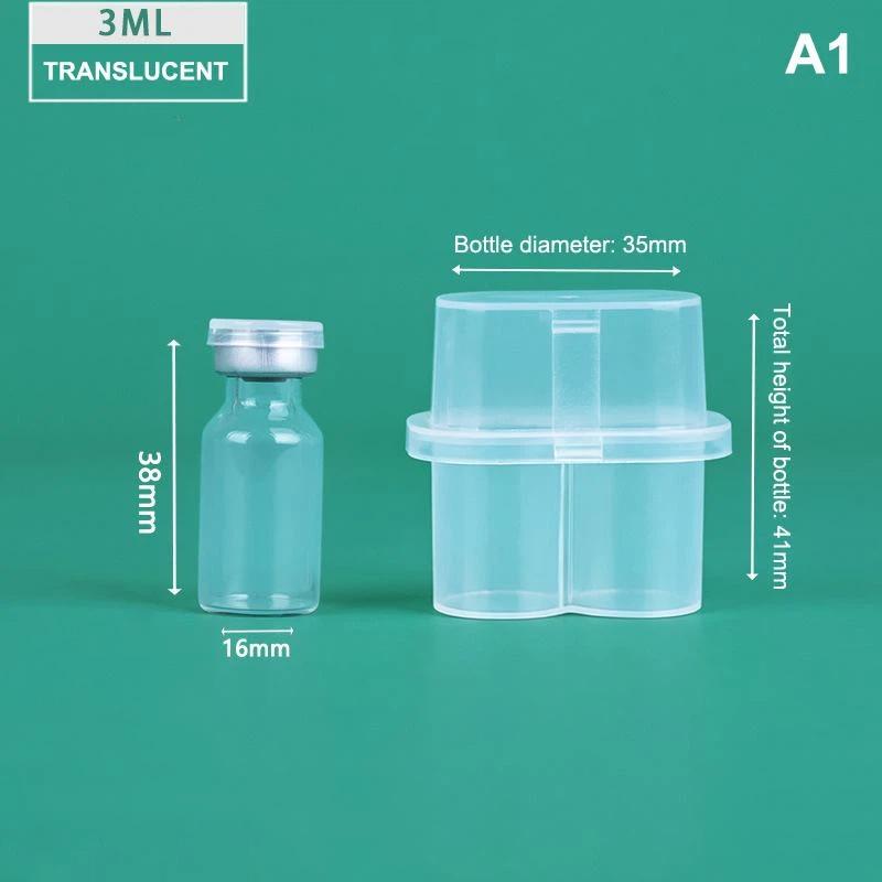 1 Bucată 3/5/7/10/20Ml Cutie Fiole Transparentă Mini Cutie Depozitare Peptidă Container Cutie Depozitare Fiole Cutie Peptidă
