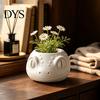 Small Foliage Plant Holder Lizard-Shaped Planter, 3D Printed Cute Animal Flower Pot, Compact Pot Gift Desk Container for Indoor Bookshelf, Desktop,