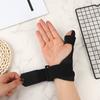 1 pièce Support de poignet et de pouce réglable Attelle de compression fixe avec plaque en alliage d'aluminium pour la récupération des blessures au poignet et au pouce Convient aux deux mains