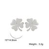 Cazador Lucky Four-leaf Clover Piercing Women Earrings Stainless Steel Gold Color Cute Studs Jewelry Mother's Day Gift 2026 New