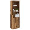 Highboard In Rustic Wood Look 50 X 35 X 180 Cm Engineered Wood