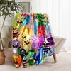 1pc Blanket Happy Tree Friends5 Print Design, Lightweight Blanket for Sofa, Bed- Soft &Warm, Gift for All Seasons Like Christmas, Halloween