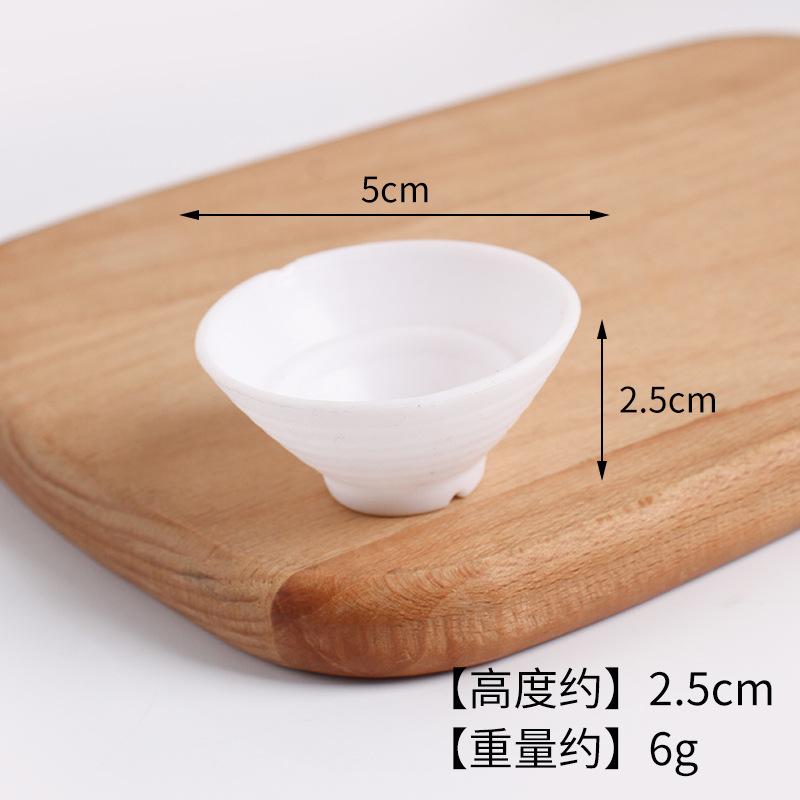 Mini Miniature Simulation Plate Small Bowl Tableware Diy Food Play Accessories Mini Container Play House Kitchen Toys
