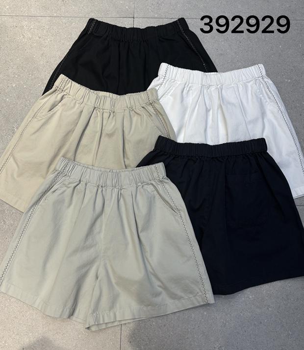 

Новые шорты большого размера с высокой талией и вышивкой в корейском стиле - Летние, повседневные и универсальные One Size светло-серый