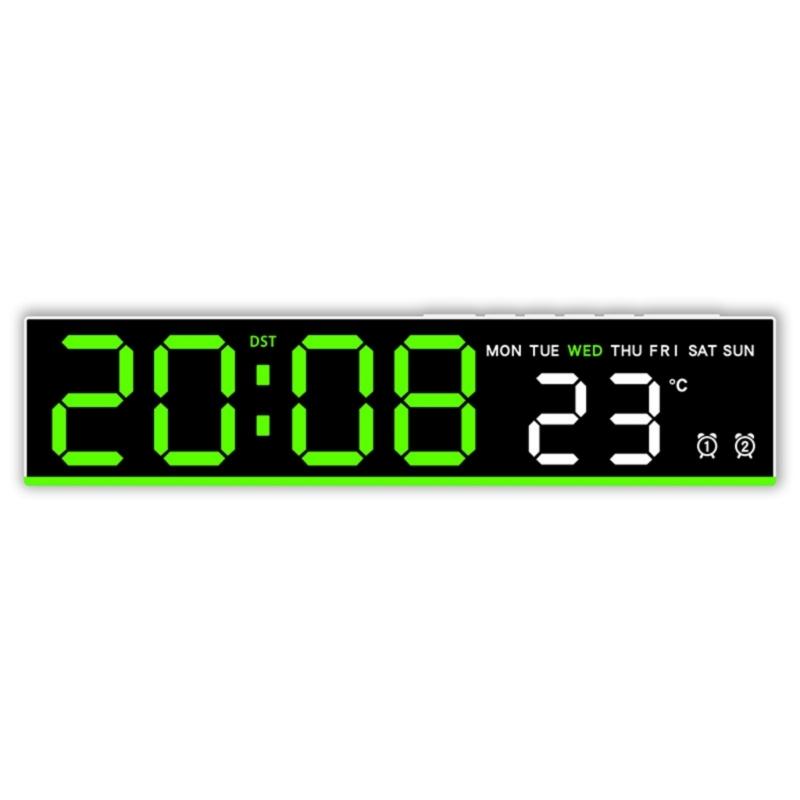 LED Wall Clock Simple Colourful Digital Clocks Gym Wall Multifunction Clock Large Led Screen Large Digital