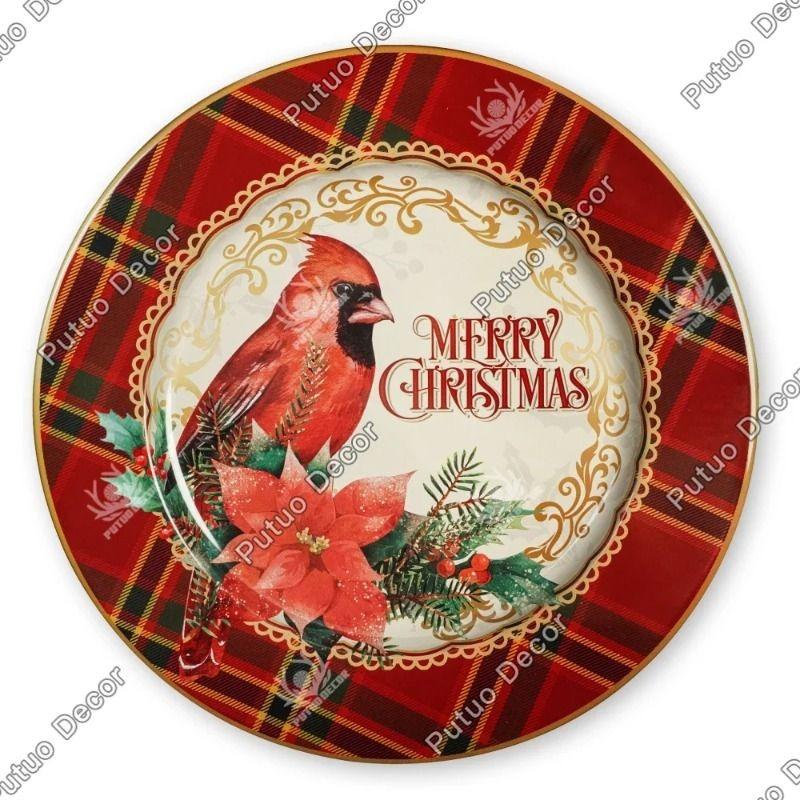 2D Flat Hanging Decorative Metal Sign Hand Painted Art