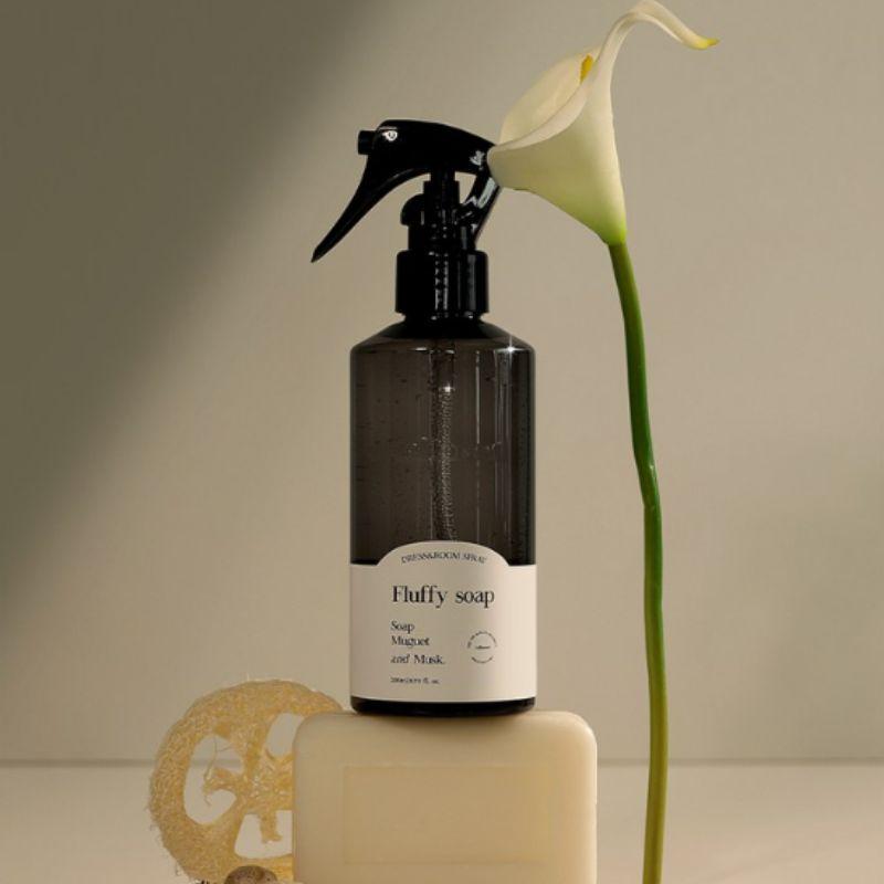 CELLUVER Dress & Room Spray 200ml (001 Cozy Cotton / 002 Fluffy Soap / 003 Rose Syrup / 004 Rain Wood)