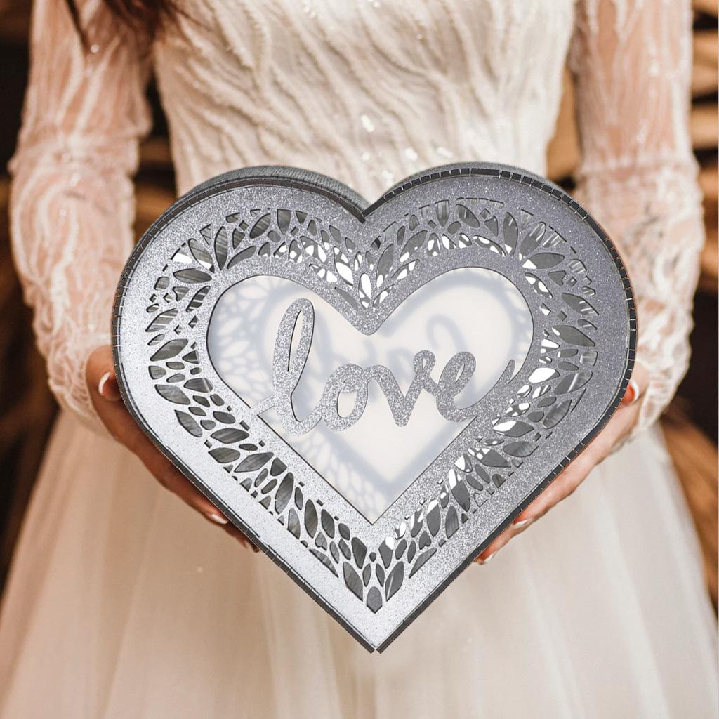 DIY Wooden Wedding Card Box and Business Card Holder