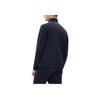 FILA Athletics Solid Color Letter Knit Sports Jacket Men Jacket Royal-Blue A11M213503FNV