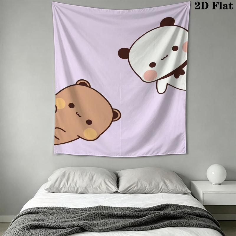 BUBU&DUDU Wall Tapestry Aesthetic Wall Hanging Printed Fabric Blanket Decorative Tapestries for Bedroom Living Room Home Decor