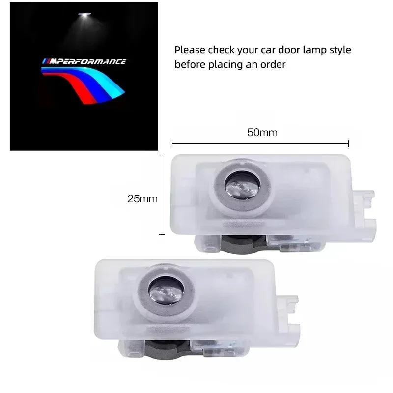 HBSA8 Car Sticker New 2025 2/4P BMW Group Door LED Projector Welcome Lamp BMW 1 Series F40/3 Series G20 G21/8 Series G29Z4/M4 MG02 M G