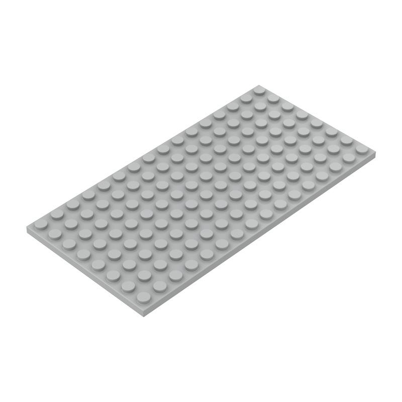 50g Small Particle Building Blocks: 8x16 Thin Plate Brick Accessories